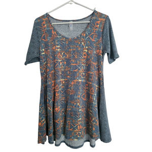 LuLaRoe Perfect T Tribal Shirt - XXS